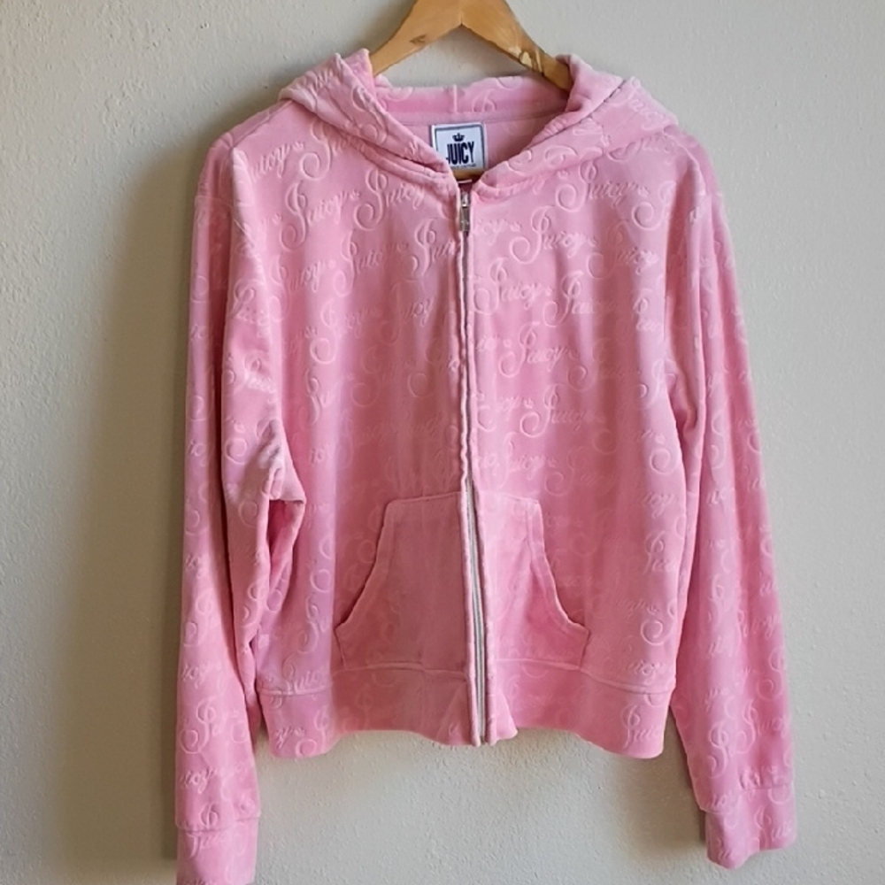 Juicy Couture Light Pink Velour Jacket